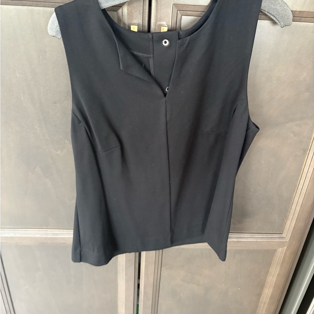Cabi Elegant Black Sleeveless Top